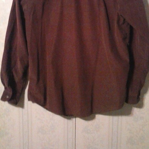 *BAXTER & WELLS WOMEN'S BURGUNDY SOFT CORDUROY TOP - Picture 6 of 6